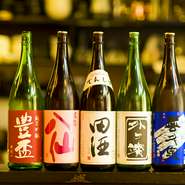 「田酒」「豊盃」など青森の旨い地酒が集い、プレミアム酒も登場