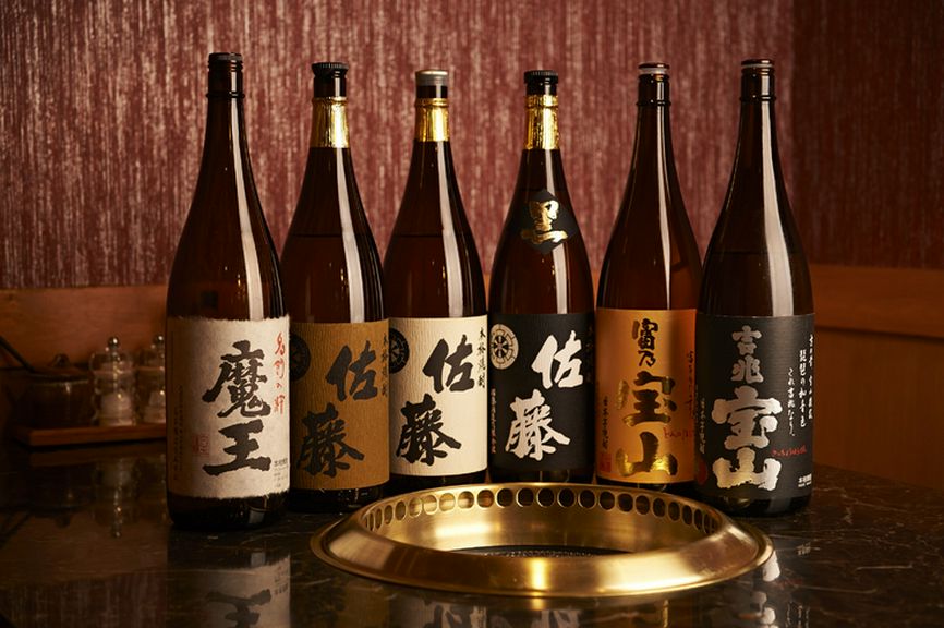 地元福島県の日本酒や人気の焼酎など、お酒も色々楽しめる