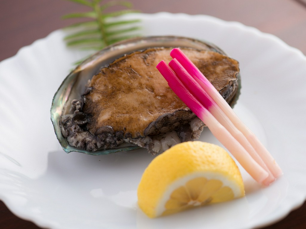 あわびのバター焼