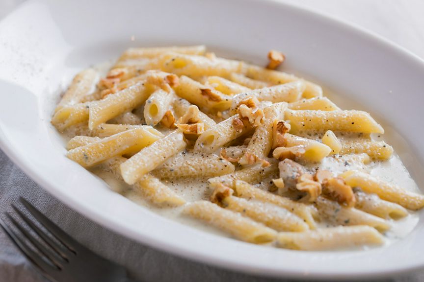 ゴルゴンゾーラのペンネ