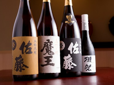 うなぎ料理に合う本格焼酎、日本酒スパークリングをご用意