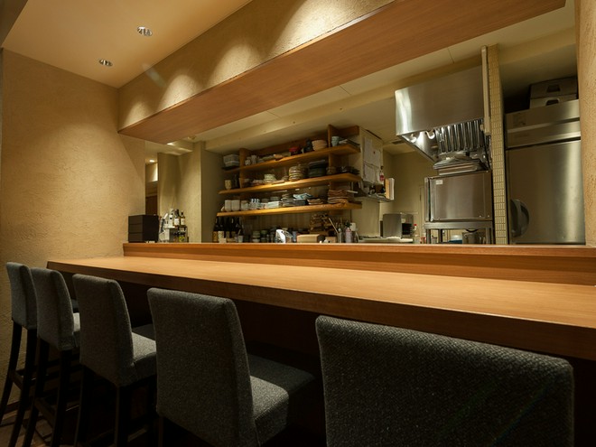 カウンター席がある
