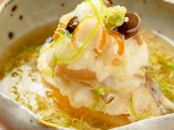 身も心も温めてくれる優しい味『鰆蕪蒸し蟹餡掛け』