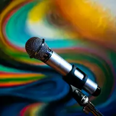 音響設備が充実。ミキサーが設置されたPAスペース