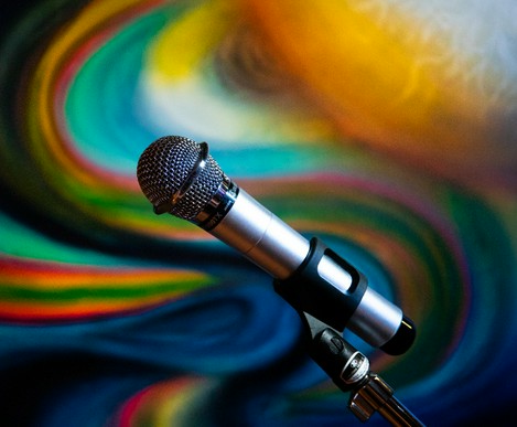 音響設備が充実。ミキサーが設置されたPAスペース