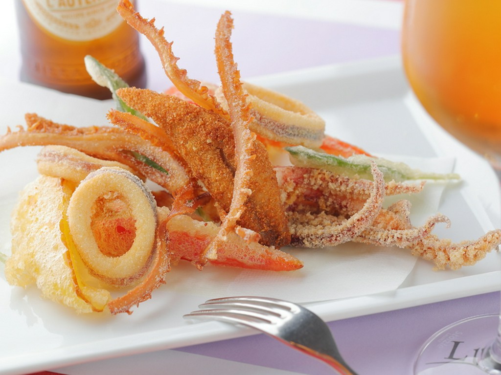 具材のおいしさをそのままに『イタリア産EXVオリーブオイルで揚げた　フリット盛り合わせ』