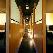 半個室は2名様～・人数に併せて調整いたします