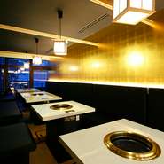 半個室は2名様～・人数に併せて仕切りを設けて調整いたします