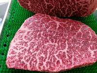 静岡のブランド肉、「静岡そだち」のもも肉を厚切りカットで串焼きに！もも肉の希少部位、「芯しん」の歯ごたえが有りながら噛んで味の出る美味しさが堪らない１品。