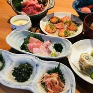 静岡の特産品や静岡の旬の食材を使ったスペシャルコース。全て静岡産です。
