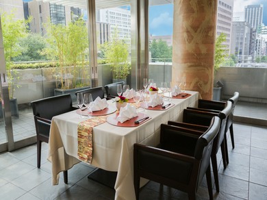 高級感溢れる個室は、顔合わせなどのハレの日に人気