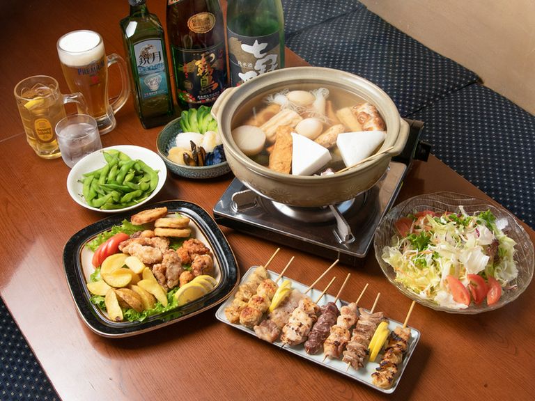 18名から貸切OK。宴会にぴったりな飲み放題付のコースあり