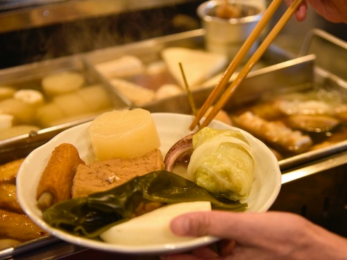 だしはかつおぶし、煮干し、昆布からとった、やさしい味