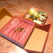 和牛120g・野菜・ゴマダレ・ポン酢