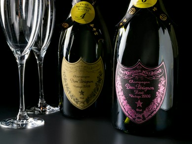 飛騨牛のおいしさを引き立ててくれる、ワインやシャンパン