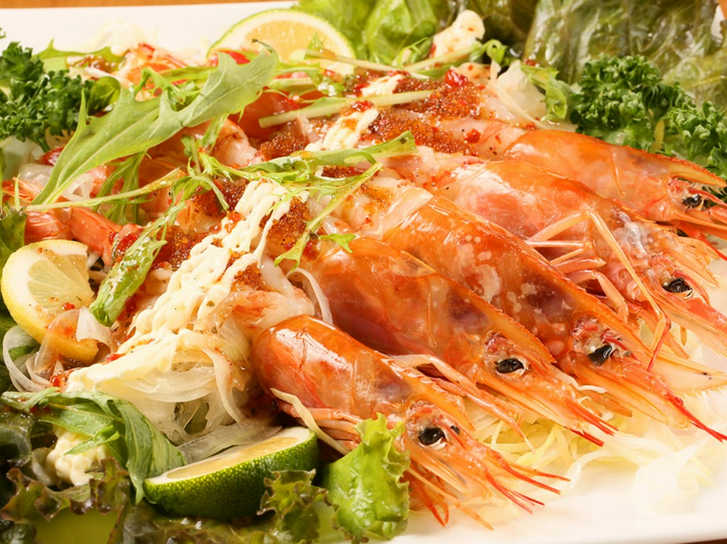 大海老のカルパッチョ