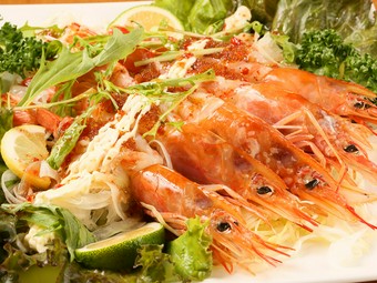 大海老のカルパッチョ