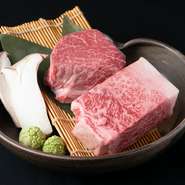 国産和牛ヒレ肉専門店である【御肉　平川】。その名に負けない黒毛和牛シャトーブリアン、サーロインを味わうことができます。産地を問わず、その時一番良いものを厳選しています。ぜひご賞味あれ。