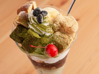 上品な甘さが食後にピッタリ『Big！　パフェ』