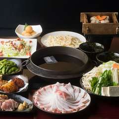 鹿児島から直送の黒豚がしゃぶしゃぶで味わえる『千代香（ぢょか）コース』