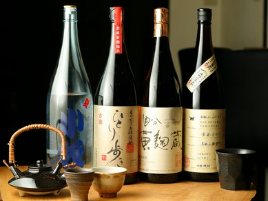 人気銘柄から希少な一本までおさえた焼酎