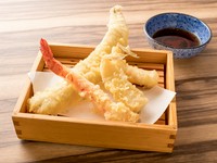 ～旬の食材を楽しめる天ぷらと当日仕入れの新鮮なお刺身を楽しめるコースです～