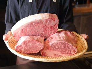 産地にはこだわらず、質にこだわって選ばれたA5ランクの黒毛和牛