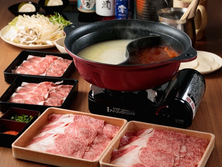 【雪花和牛自助套餐「十」】120分鐘 1人8,000日元