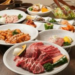 贅沢焼肉宴会プラン　120分飲み放題付