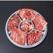牛カルビ/牛サガリ/牛タン/和牛炙りカルビ/
中落ちカルビ/和牛ミスジ
