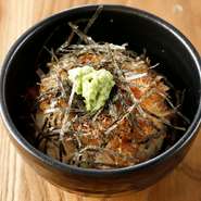 「本わさび」ならではの旨味と辛味をお楽しみください。