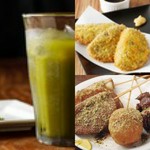 ２杯（生小/ハイボール/静岡割り/本わさび割り/他）
　　　　　　　　　　＋
　　　　黒はんぺんフライ or 焼き（２枚）
　　　　　　　　　　＋
　　　静岡おでん（黒はんぺん/大根/牛すじ）