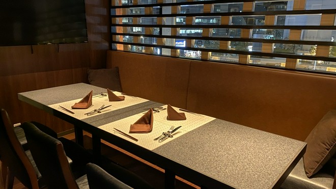 少人数で予約できる個室がある