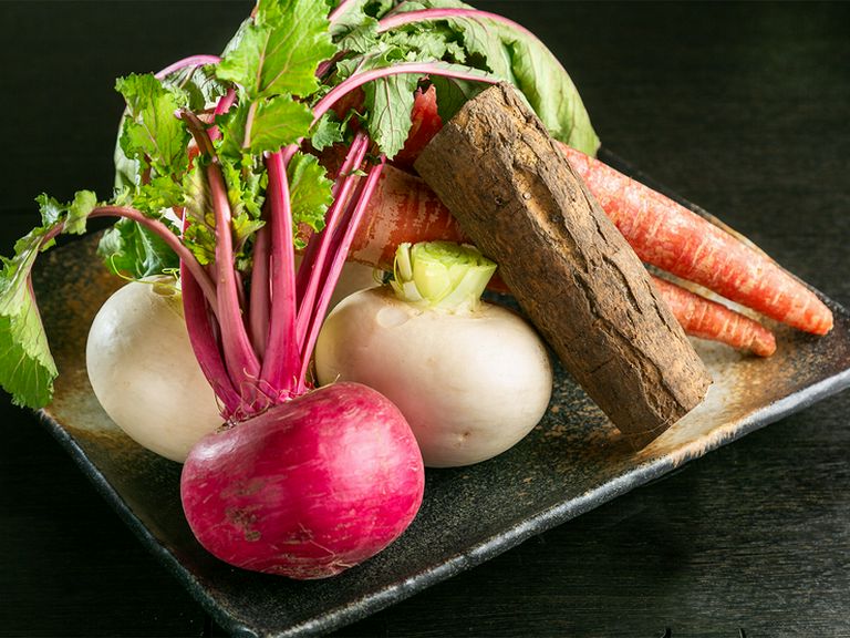 万願寺唐辛子、京蕪、京人参など、京の伝統野菜