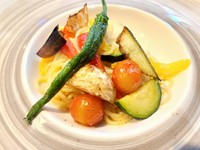 小田原や南足柄、開成町の地場の野菜をふんだんに使ったペペロンチーノ
一番人気のパスタです。