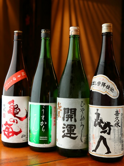 日本酒にこだわっている