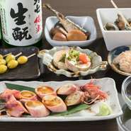 季節ごとの素材は豊富な一品料理でも愉しめるので、日本酒や泡盛など杯をゆったり傾けたい方には特におすすめ。『白子の千年漬け』など、素材の魅力をさらに引き出すひと手間が光ります。