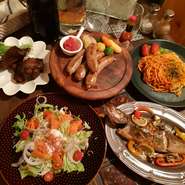 スモークハウスの飲み放題付き女子会プラン　3850円税込