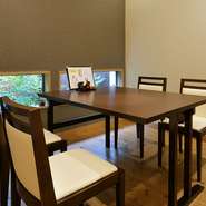 個室は6部屋ございます