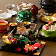 日本料理を、五感全てで味わうことを再確認できる『月替り懐石料理』