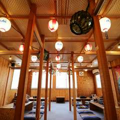 各種宴会に使える、広い座敷は最大35名まで収容可能