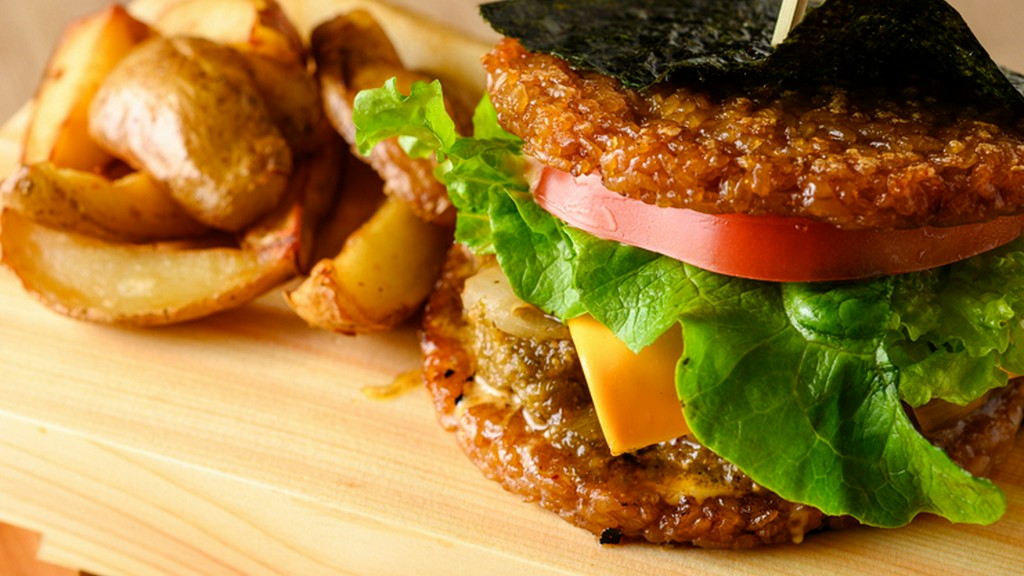 厳選赤身肉・フレッシュな野菜など、素材を活かしたハンバーガー