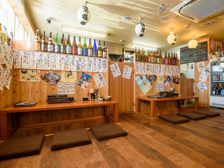 サシ飲みに最適なカウンタースタイル