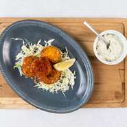 Crab Croquette With Home Made Tartar Sauce