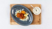 Crab Croquette With Home Made Tartar Sauce