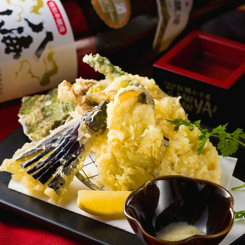 【牡蠣と野菜の天ぷら】【牡蠣磯部揚げ】【牡蠣ホイル焼き】など