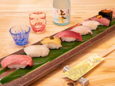 極上の肉、旬の魚介にもよく合う飛騨の地酒を用意