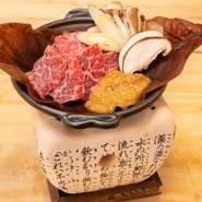最上級A5ランク飛騨牛でつくる郷土料理『飛騨牛朴葉みそ焼き』