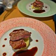 デザートはチーズに変更可＋￥2000でワインペアリングも（4種）