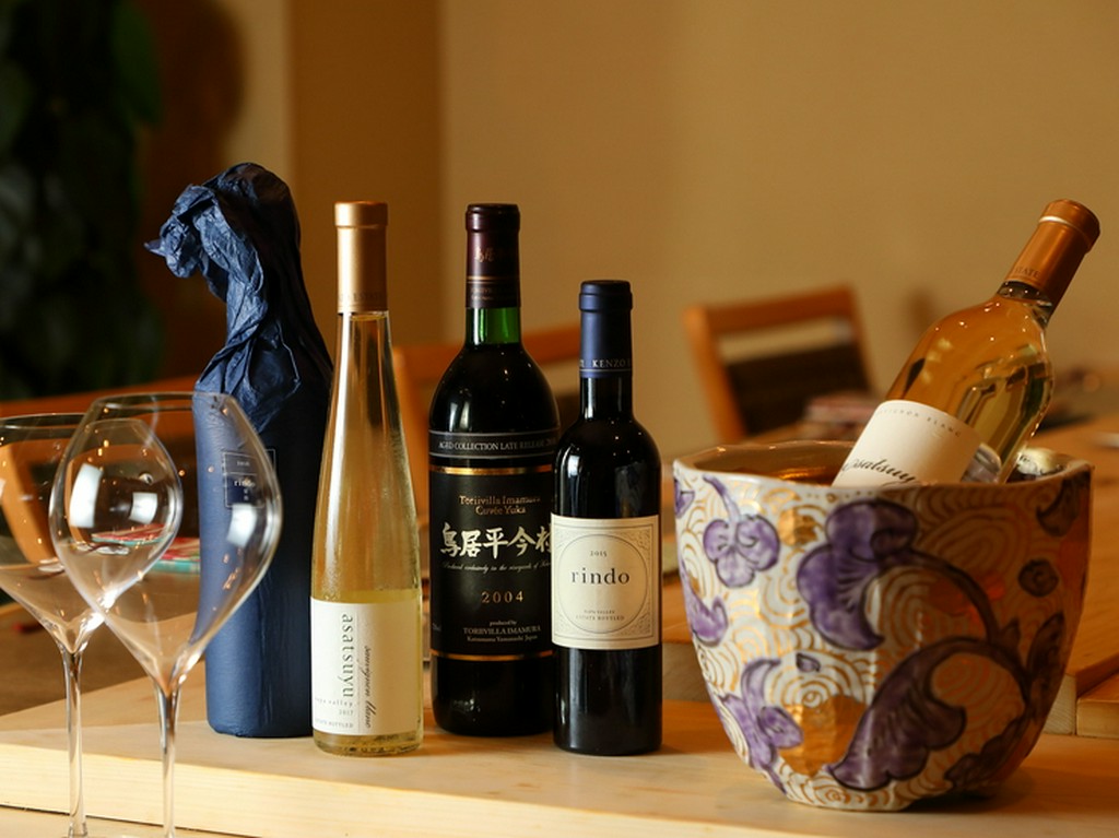 こだわりのワインをお召し上がりいただけます。